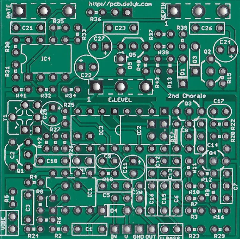 2nd Chorale PCB (Bottom)