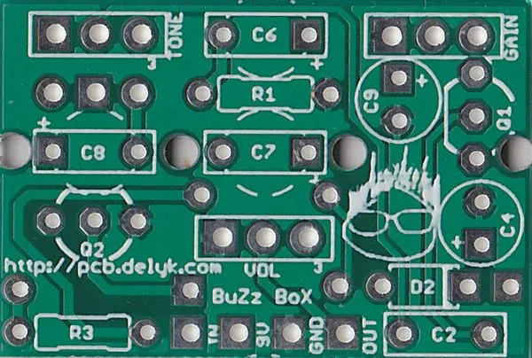 Buzz Box PCB (Bottom)