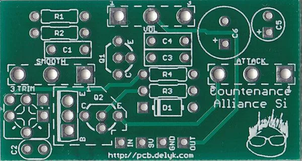 Countenance Alliance Si PCB (Bottom)