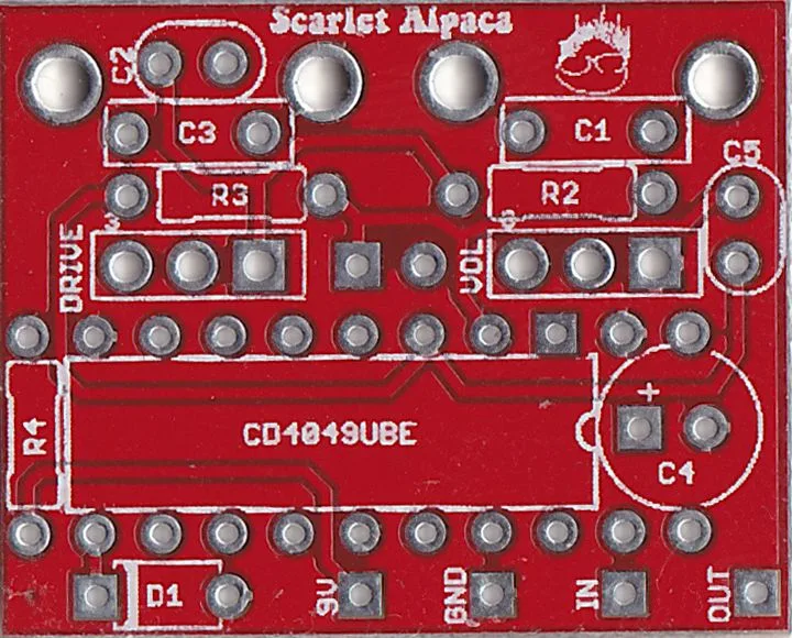 Scarlet Alpaca PCB (Bottom)
